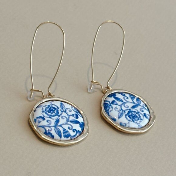 Boho dangle earrings N1264 - Picture 3 of 4